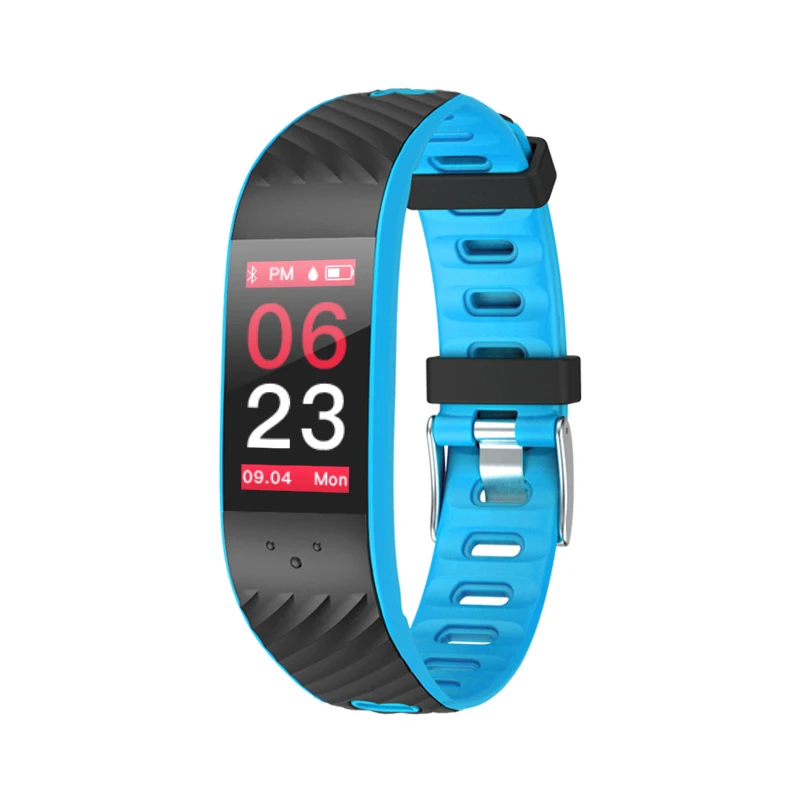 Color Screen Sport Smart Bracelet P4 0.96 inch Blood Pressure Heart Rate Monitor Bluetooth Band Wristbands For Android IOS | Электроника