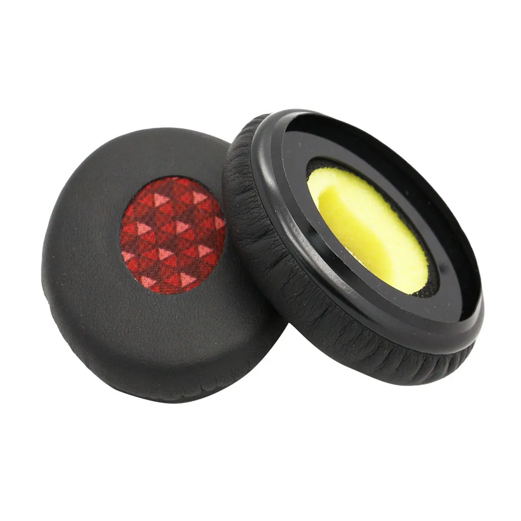 1 пара черный внешняя поверхность без рисунка цветная внутри Запасные подушечки