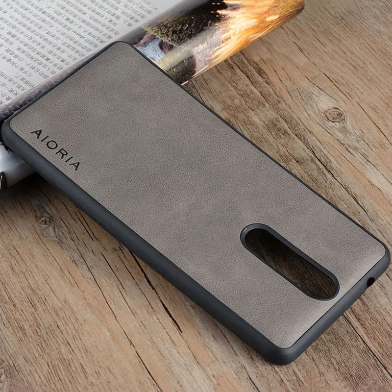 Чехол для nokia 8 5 3 funda роскошный винтажный кожаный чехол с мягким силиконовым