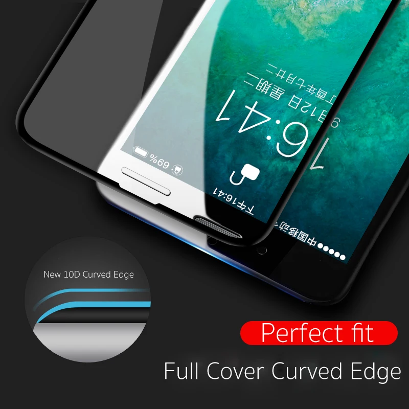 Suntaiho 9D protective glass for iPhone X XS 6 6S 7 8 plus glass screen protector for iPhone 13 12 ProMAX 11 XR protector glass