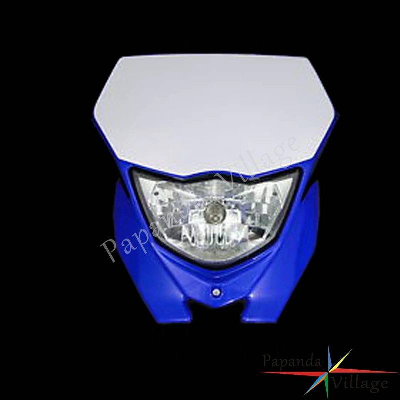 Фара для мотокросса Yamaha WR 250 400 426 450 YZ TTR XT MX синий и белый цвета| |