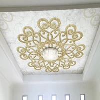 custom 3d photo wallpaper european style imitation marble flower pattern ceiling decor mural wallpaper for living room bedroom