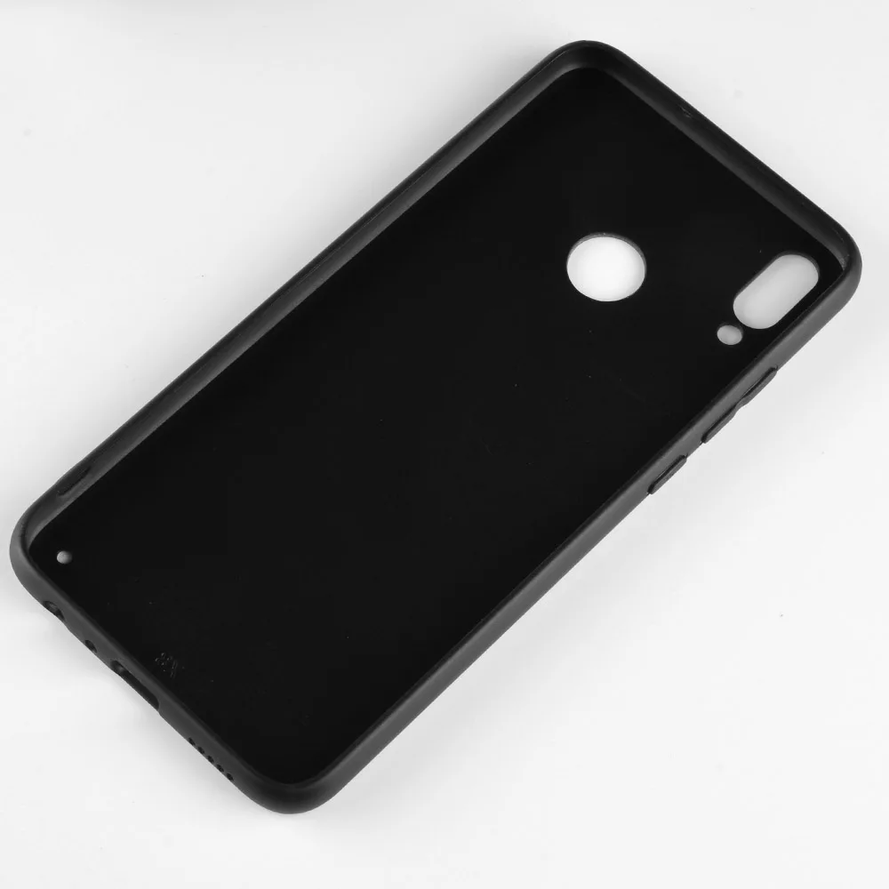 Чехол для Huawei Honor Play мягкий 3 в 1 TPU + PU PC прошитый контрастный Джинсовый чехол из