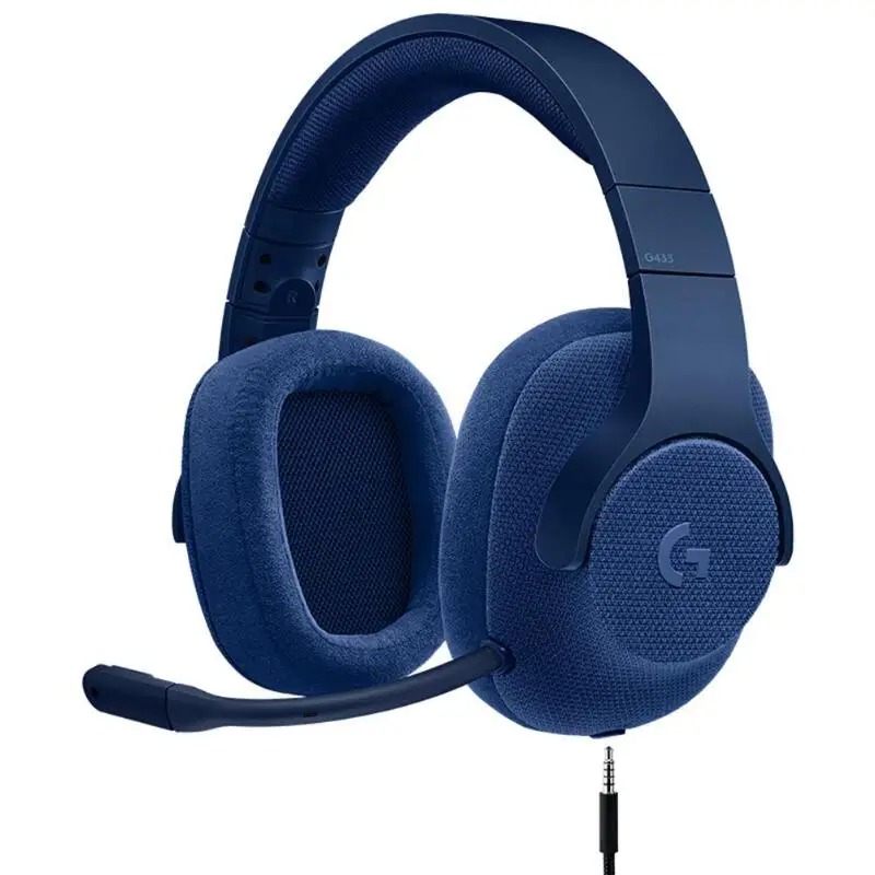Проводные наушники logitech G433 X 7,1 Surround Gaming Headset для PS4 PS4 PRO Xbox One S nintendo Switch PC Computer - Цвет: Синий