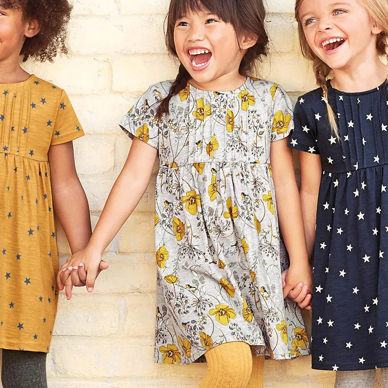 Baby girls new style floral dresses kids hot selling summer clothing with printed some flowers cute princess dress 2018 | Детская одежда