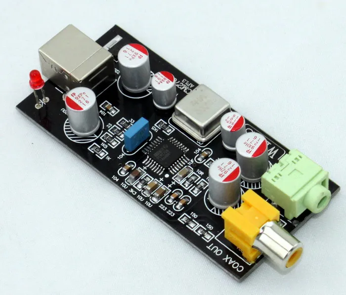 Звуковая карта USB PCM2706 декодер звуковая DAC плата для усилителя поддержка WINXP WIN7 WIN8