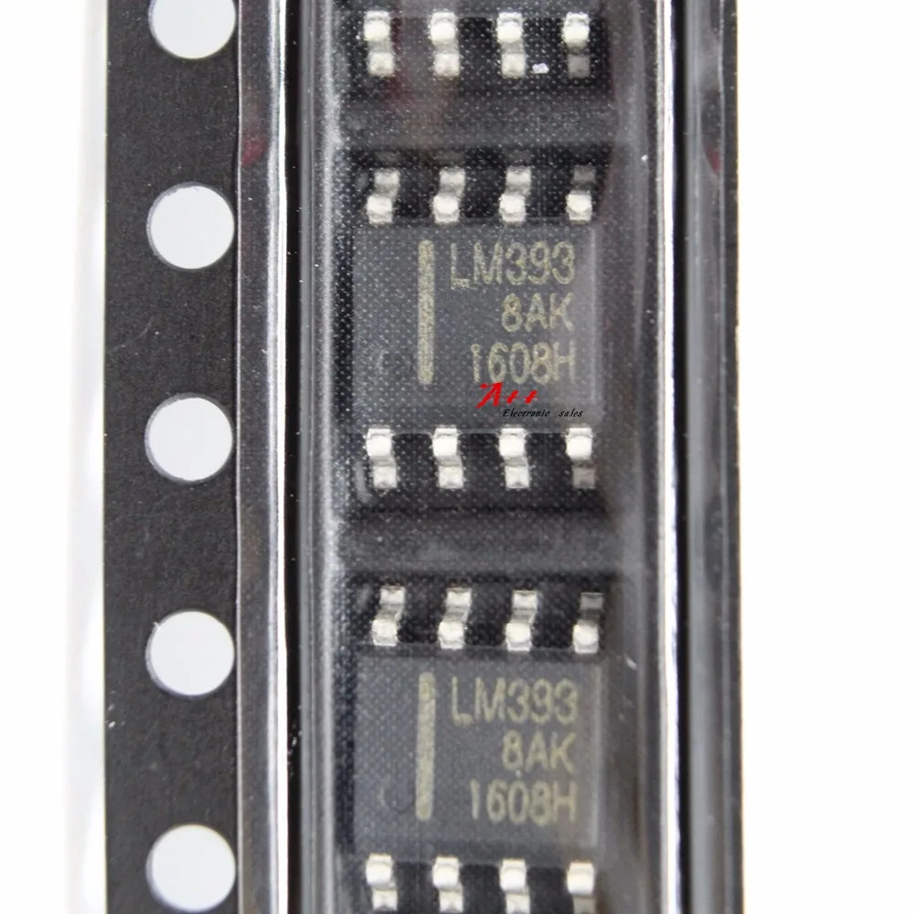 Бесплатная доставка 300 шт. LM393 LM393DR SOP 8 компаратор низкого напряжения питания| |