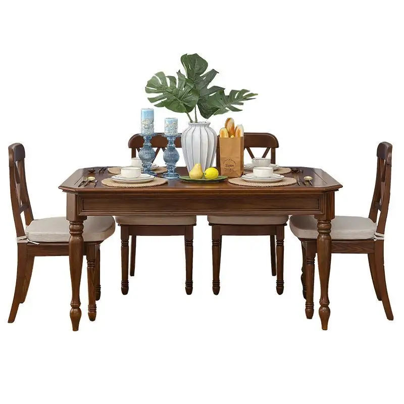 Кухонный стол винтажный деревянный обеденный | Мебель