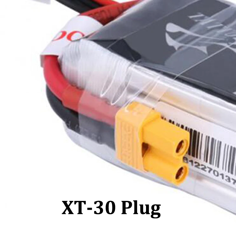 Литий полимерный аккумулятор tattu 14 8 v 450mAh Lipo 4S 75C RC батарея с разъемом XT30 батареи