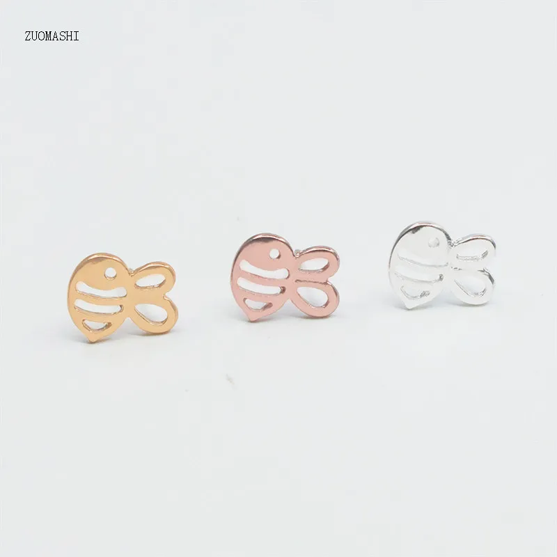 Новые крошечные серьги в виде пчелы оригами модные милые маленькие меда шмеля