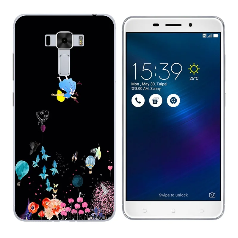 Silicon for Asus Zenfone 3 Laser ZC551KL Back Cover Mammal Printing Case shell |