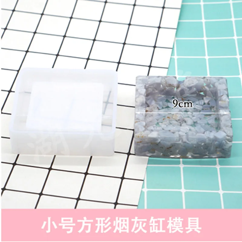 Горячая DIY пепельница цементная Штукатурная смесь Плесень Для украшения растений суккулентные растения силиконовые формы для парня девушки подарок на день отца - Цвет: 18