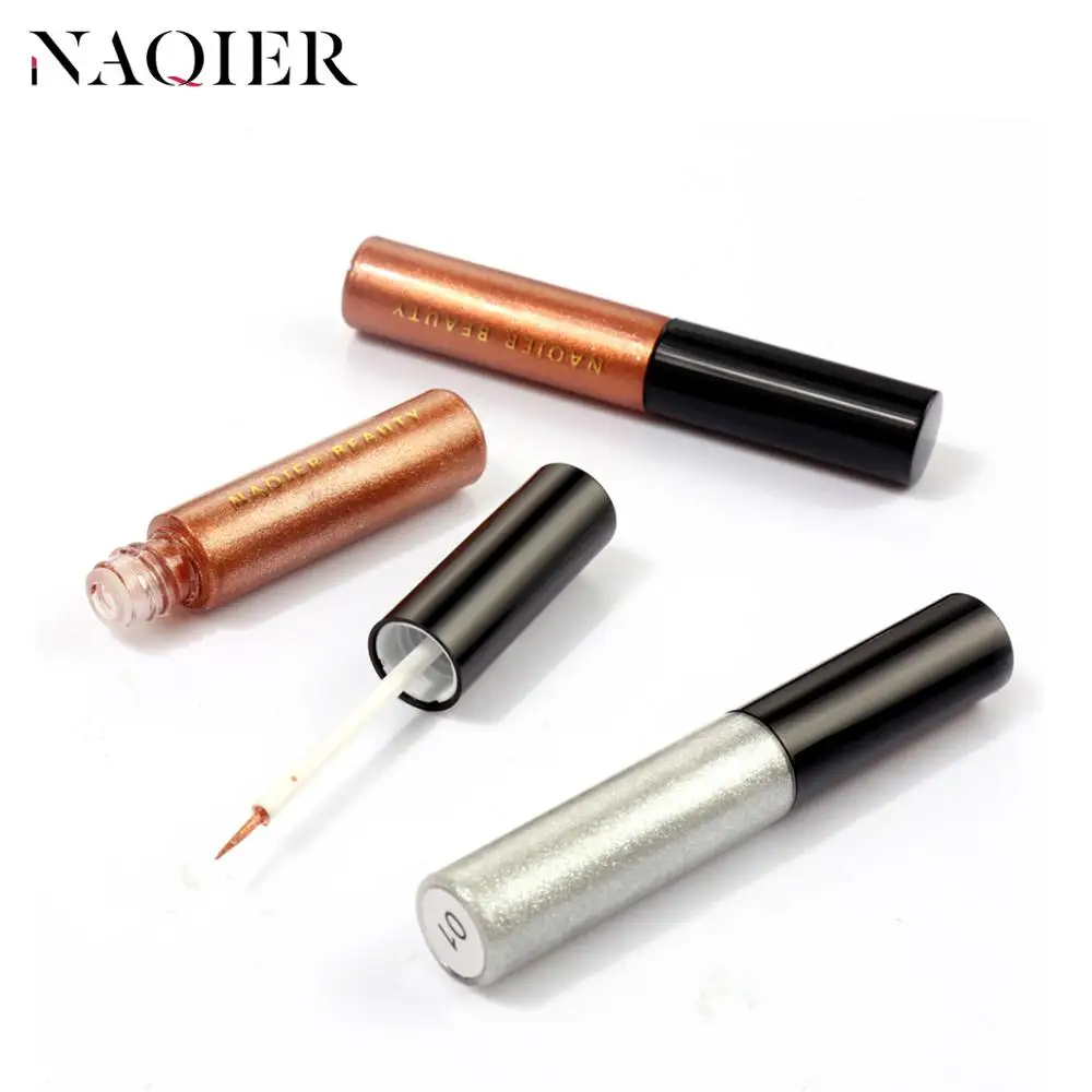 Подводка для глаз NAQIER блестящая подводка водостойкая жидкая блестящие тени век