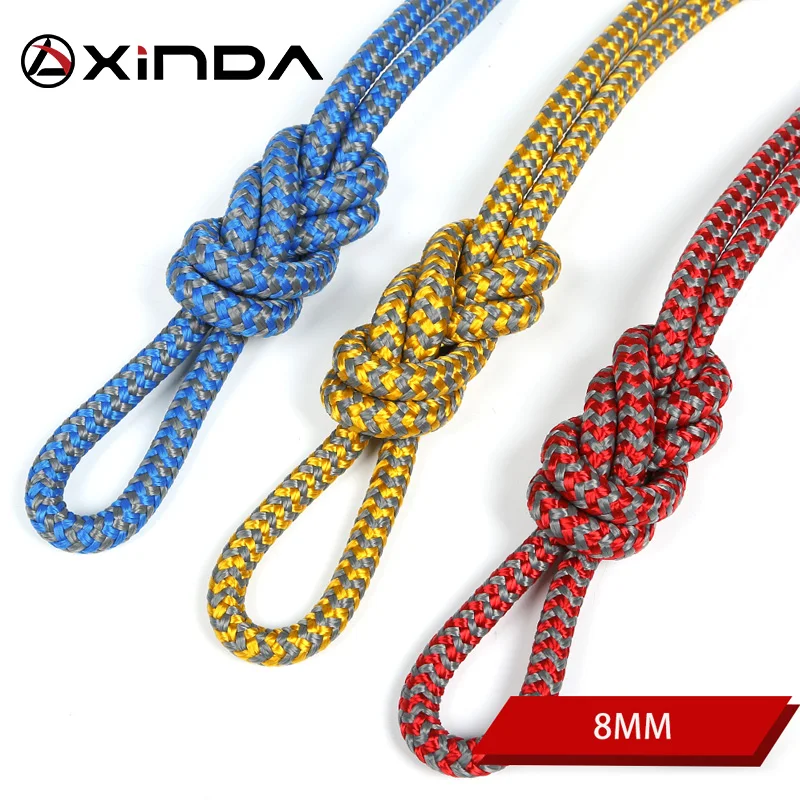 XINDA Escalada Paracord скалолазание дерево аксессуары тросы шнур высокая сила Паракорд безопасность джунгли пересечение веревки выживания
