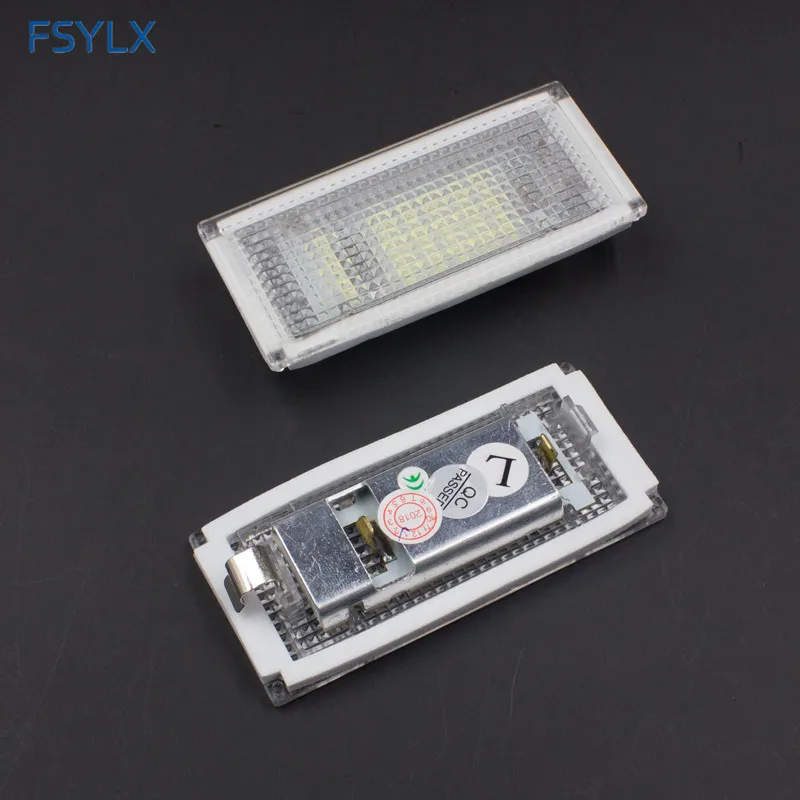 FSYLX для BMW E46 светодиодный светильник номерного знака автомобиля SMD 3528 18 3 серии 2D M3
