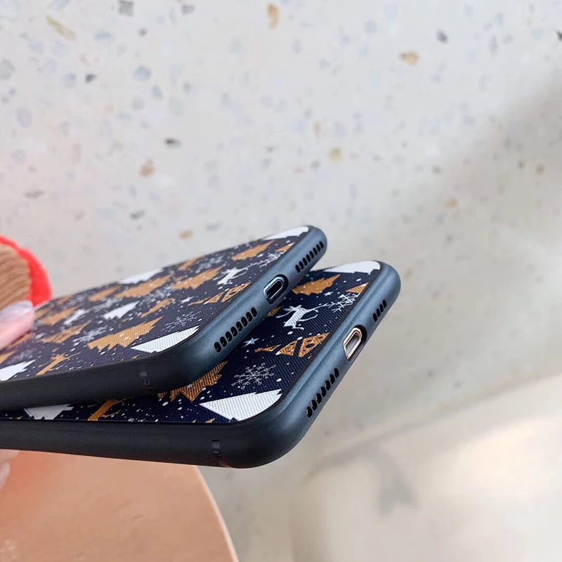 Мягкий силиконовый чехол для телефона iPhone 6 6S 7 8 Plus X XS XR Max Merry с рождественским