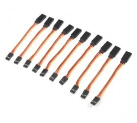 

10pcs* 26# Servo Extension Cable 100mm JR Color