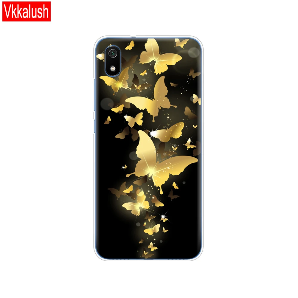 80395 Чехол для Xiaomi redmi 7a, чехол s, полная защита, Мягкая силиконовая задняя крышка из ТПУ для redmi 7 A, бампер для redmi 7a, защитная задняя крышка - Цвет: 80395
