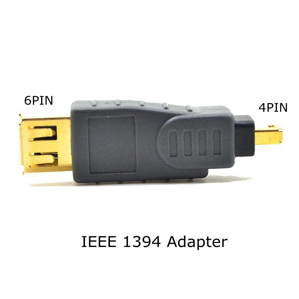 Адаптер IEEE 1394 IEEE1394 4 контактный штекер на 6 разъем Firewire адаптер стандарта гнездо