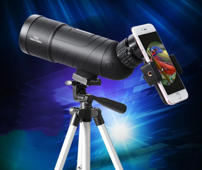 20x60 Zoom HD монокуляр Открытый телескоп ночная версия Зрительная труба с