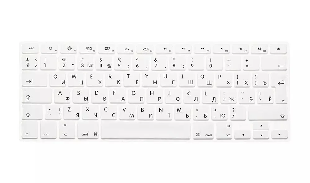 Защита клавиатуры с русскими буквами для Macbook Air Pro retina 1" 15" 1", чехлы для ноутбуков Mac book 13 15, европейская версия Великобритании