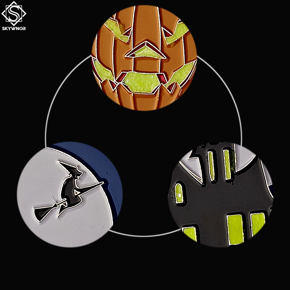 Вечерние флуоресцентные Фэнтези 5 шт. 2019|Безвалютные монеты| |