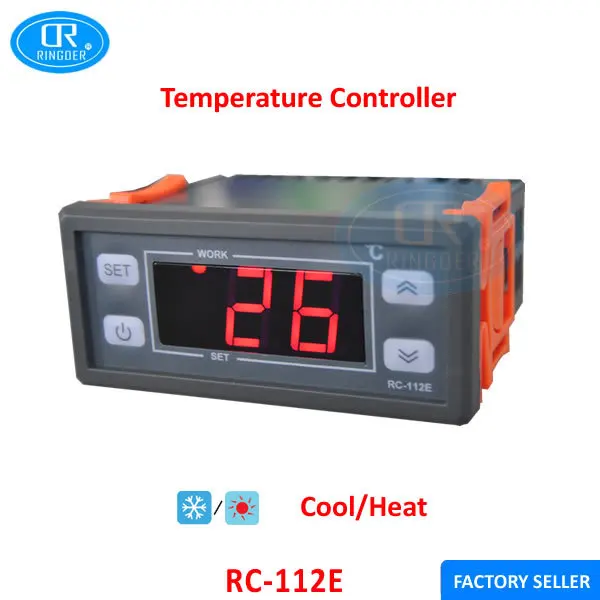 Ringder rc-112e 24 vacdc 10A Прохладный тепла на/выключения Универсальный цифровой Температура Регулятор Термостат