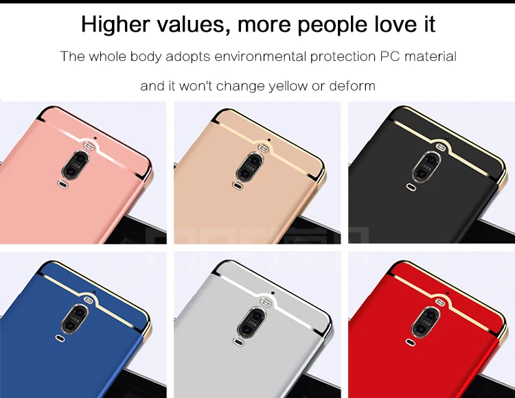 for huawei mate 9 pro case original 5.5 inch MOFi mate9 cover back protection 3 in 1 capas hard |