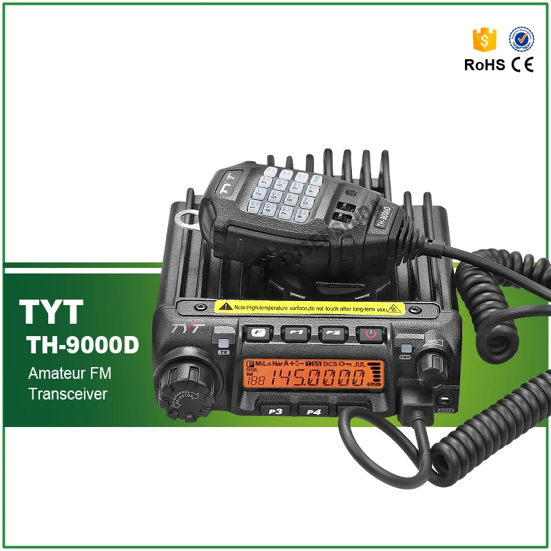 

VHF 136-174MHz мобильный трансивер TYT TH-9000D Radio TYT TH9000D