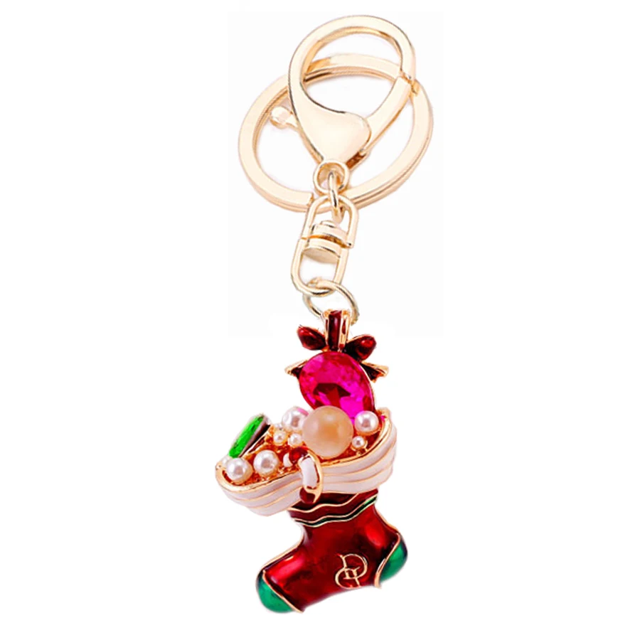 Высокое качество очаровательные зимние сапоги с кристаллами кулон брелок обувью