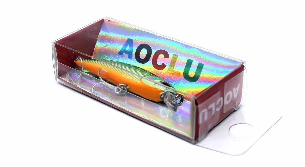 AOCLU воблеры Джеркбейт 8 цветов 5 см 4,0 г жесткая приманка Гольян кривошипно рыболовные приманки, крючки для пресной соленой воды