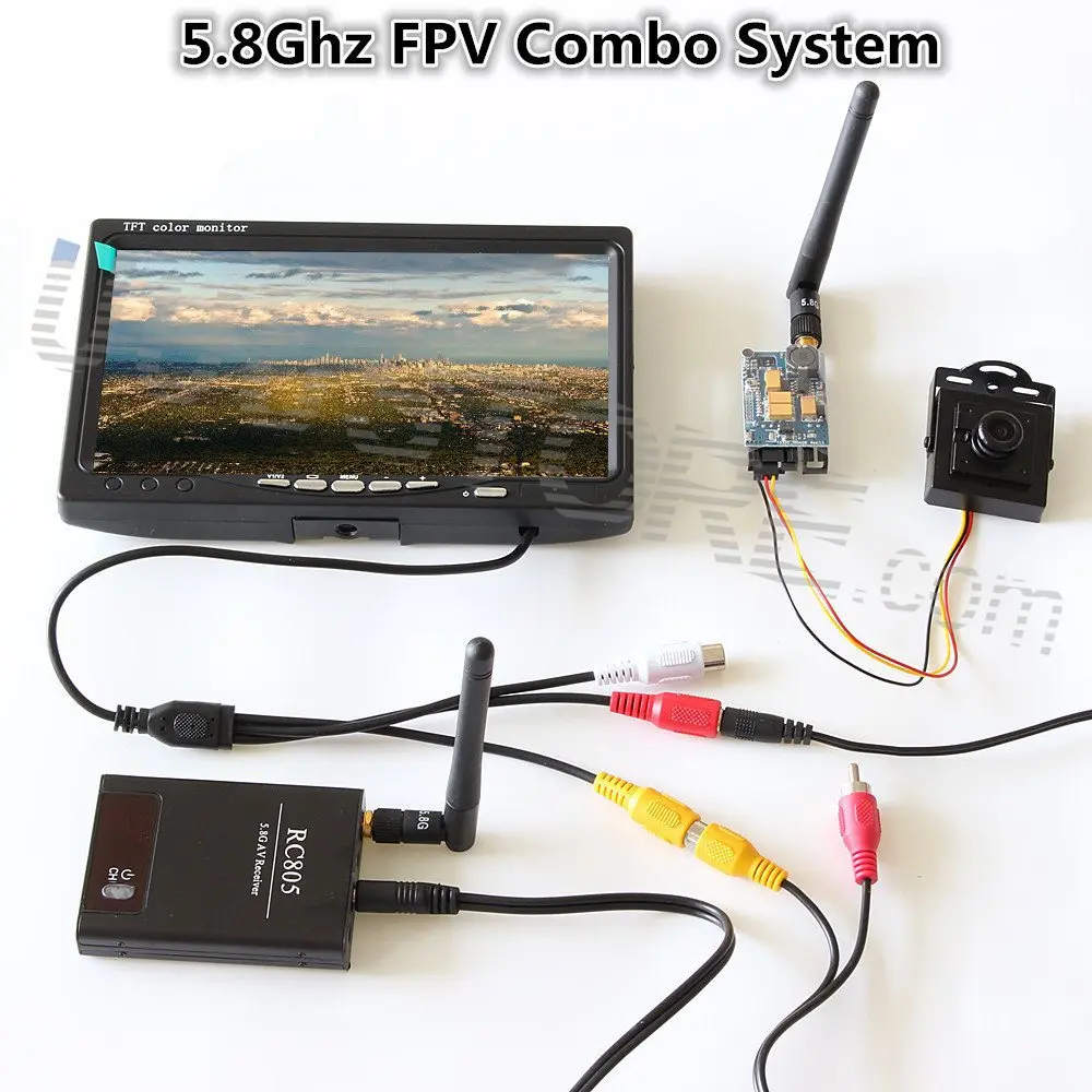 Комбинированная система дистанционного управления FPV 5.8 приемник передатчика Ghz