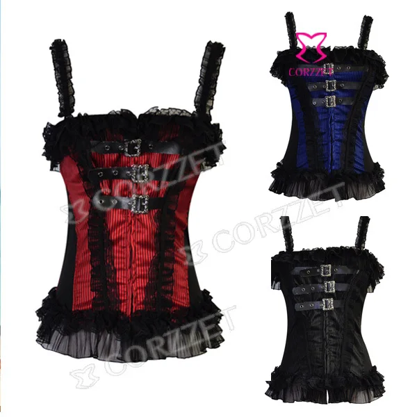 Синяя Клубная одежда сексуальная боди для женщин Готический ремешок лента