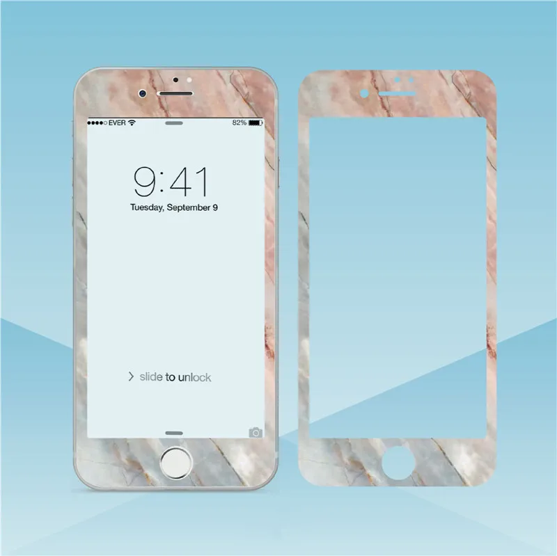 Цветное закаленное стекло для iPhone 11 Pro Max 8 7 plus 3D экран с мягкими краями протектор для iPhone 6 6s полное покрытие защитное стекло