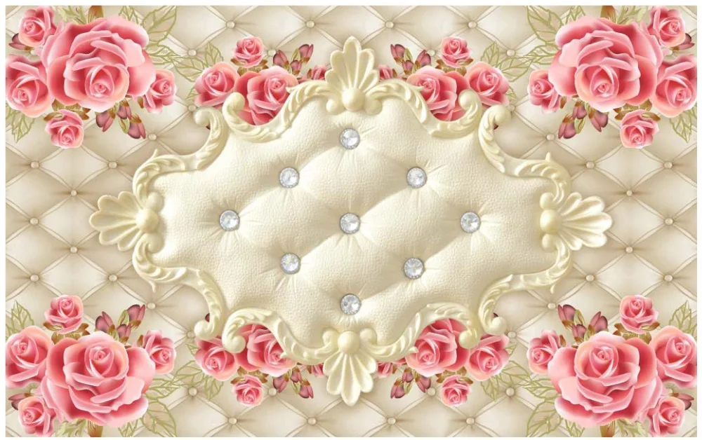 На заказ любой размер 3d занавеска затемненная розовая Роза плед алмаз Спальня