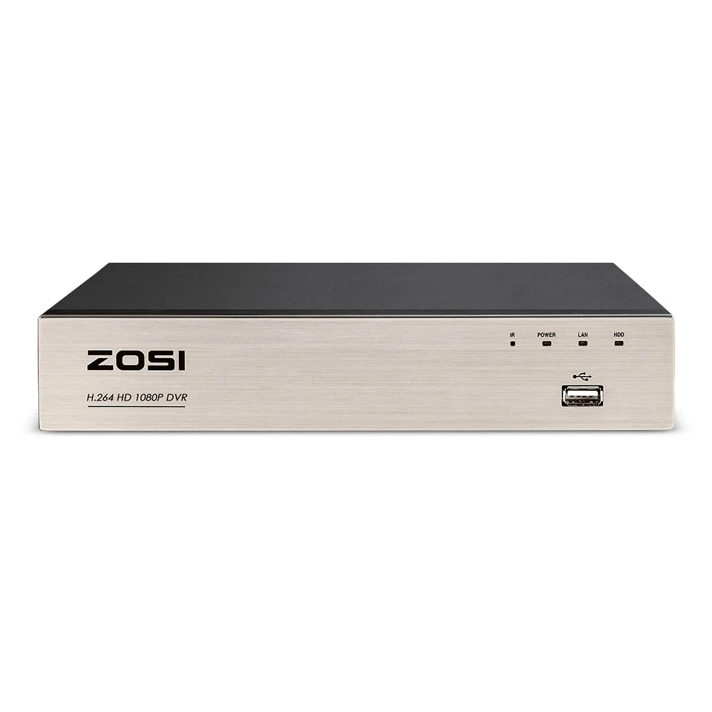 ZOSI 4 в 1 CCTV DVR 8CH безопасности TVI DVR H.264 1080P цифровой видеорегистратор HDMI видео выход Поддержка iPhone Android телефон