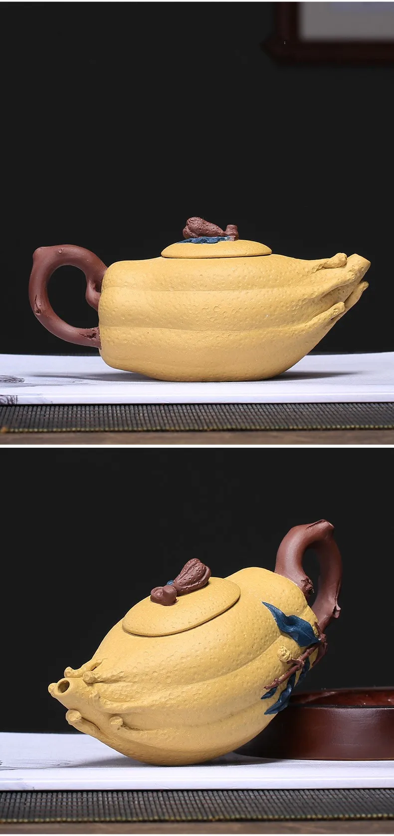 Китайский чайный набор Gongfu Чайный набор фарфоровые чайники исинский чайник Цзы-Ша 230 мл Новое поступление высокое качество с подарочной коробкой безопасная упаковка