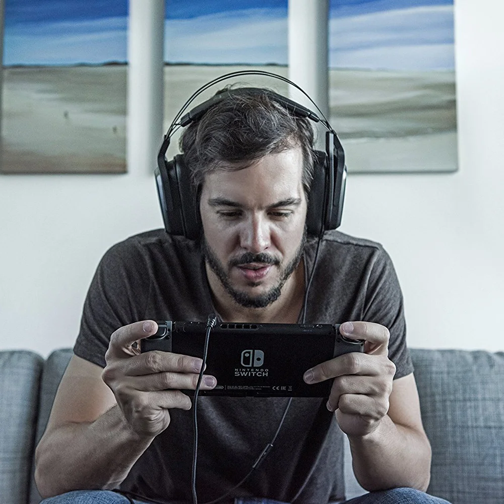 Razer Tiamat 2,2 V2 аналоговая игровая гарнитура 7,1 виртуальное объемное звучание с микрофоном 4x50 мм драйверы игровые наушники