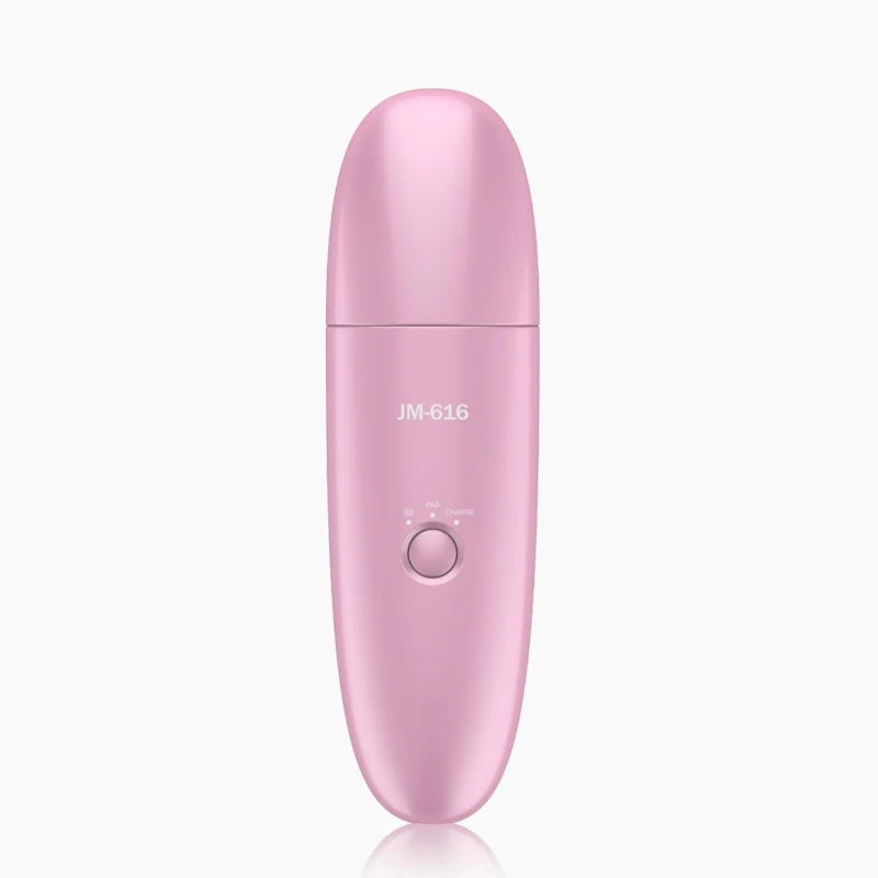 Pink Ultrasonic Cleaner Face Skin Scrubber Acne Blackhead Removal Skin Massage Rechargeable Pore Cleanser Exfoliates Facial Cleansing - Цвет: Pink