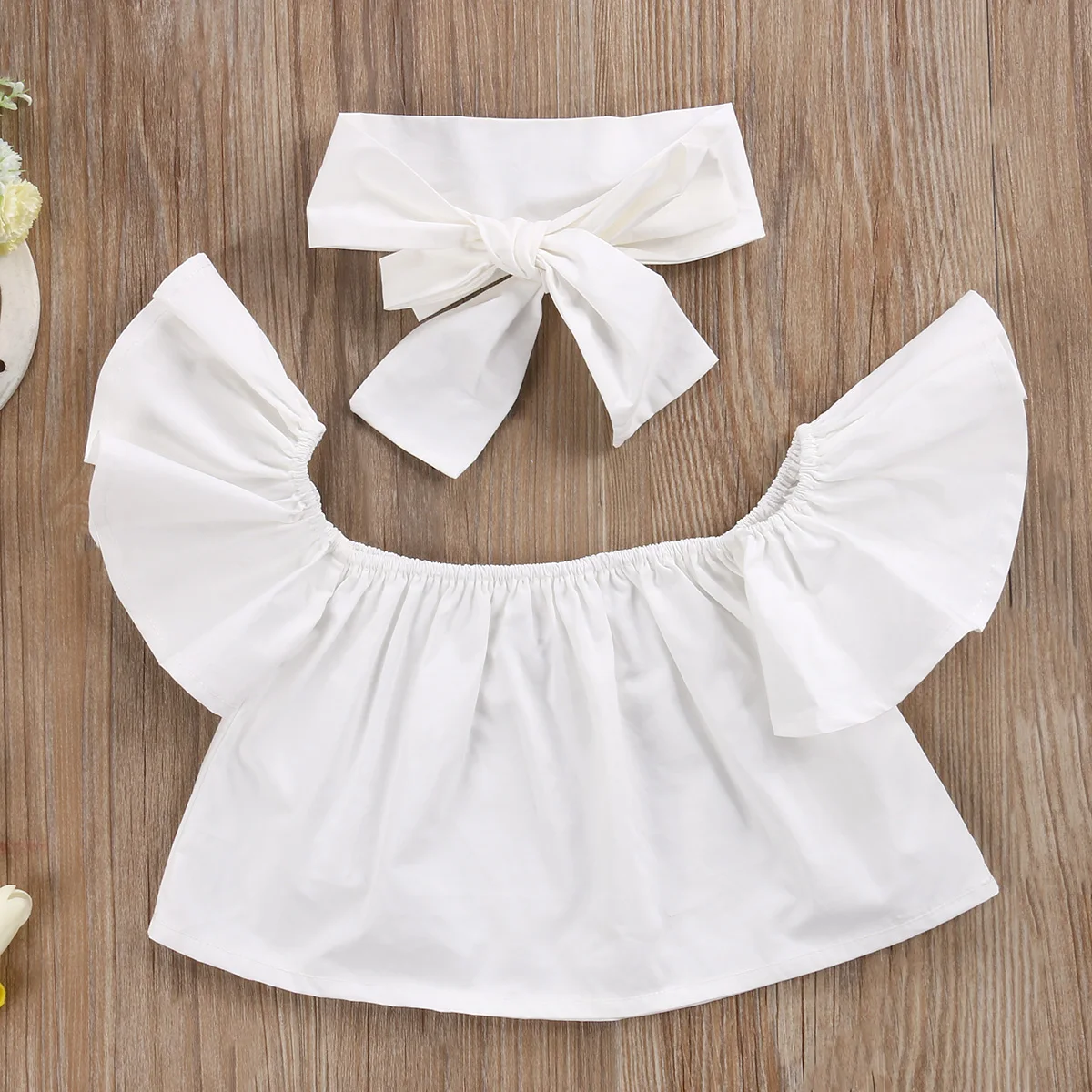 3 шт. детские джинсовые брюки и топ с открытыми плечами|clothing sets|kids stylegirls kids |