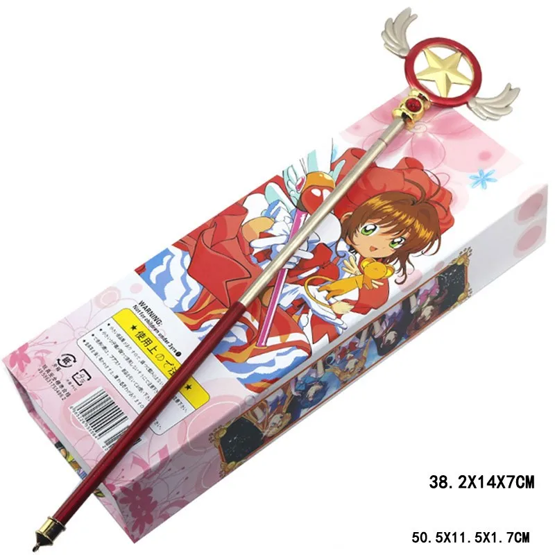 3 стиль Карта аниме Captor Sakura Косплей Реквизит душевная розовая Звезда крыло аксессуары для волшебной палочки подарок коллекционная - Цвет: 1