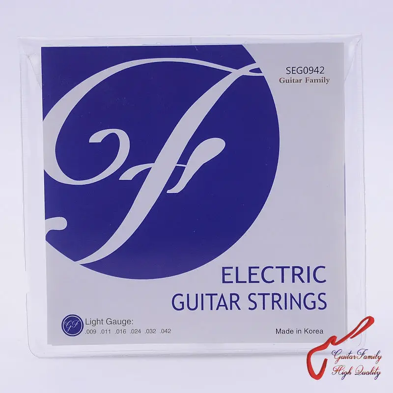 

1 Set GuitarFamily SEG Electric Guitar Strings 009-042 / 010-046 / 011-050 MADE IN KOREA