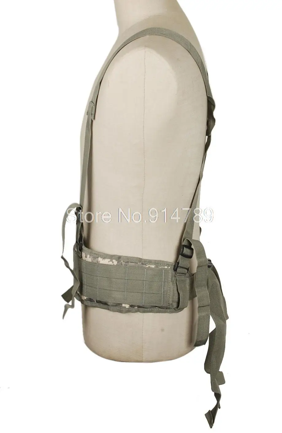 Тактический страйкбол Молл талии мягкий пояс с подтяжками ACU 34183|belt with suspenders|belt