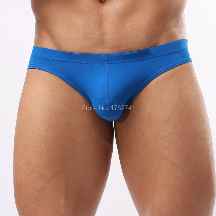 Мужские удобные мужские трусы из спандекса мягкие для геев шелковистые бикини|gay