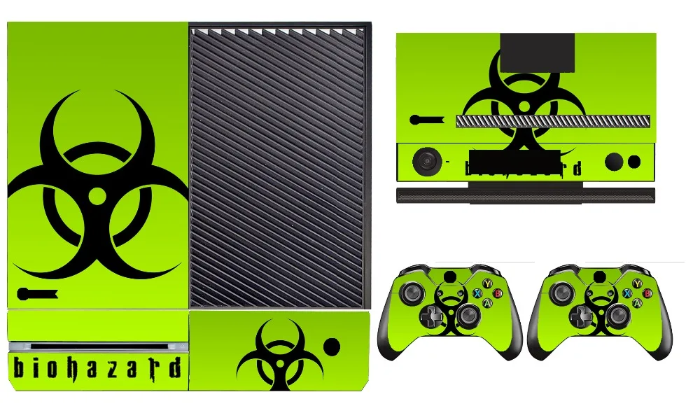 253 защитная виниловая наклейка bioаз для Microsoft Xbox One и 2 чехла контроллеров s XBOX