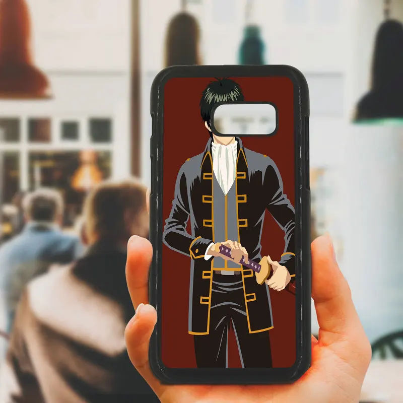 Phone Case Anime Cat Cartoon Gintama Colored Hard PC Cover for Samsung Galaxy A3 A5 A7 A8 2015 2016 2017 2018 Note 8 5 3 2 Shell |
