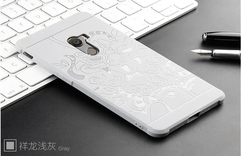 Противоударный силиконовый чехол COCOSE для Xiaomi Mix Mix2 Mix2s Mi8 SE F1 Mi6X Mi5X A1 A2 MAX3 матовый чехол с 3D драконом