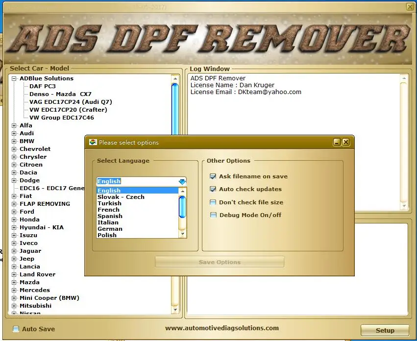 Профессиональный DPF + EGR Remover 3 0 Lambda Hotstart Flap O2 DTC 2 генератор ключей|dpf remover|dtc remover |