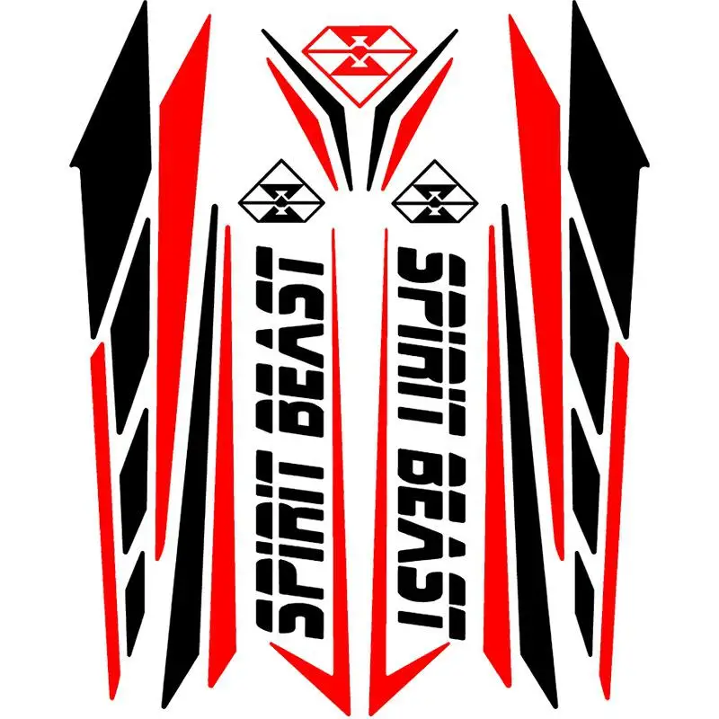 Светоотражающая крутая 3D наклейка на мотоцикл топливный бак Водонепроницаемая