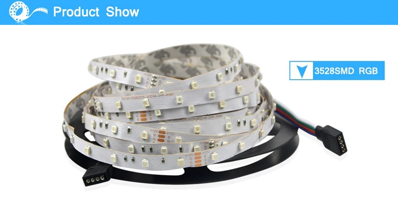 RGB LED SMD 3528 гибкие полосы света не водонепроницаемый 5 м 300LED + ИК-пульт